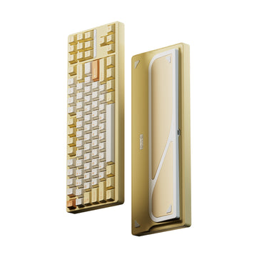 Ticktype Evoworks EVO 80 Keyboard-- Spray-coated  Butter Yellow