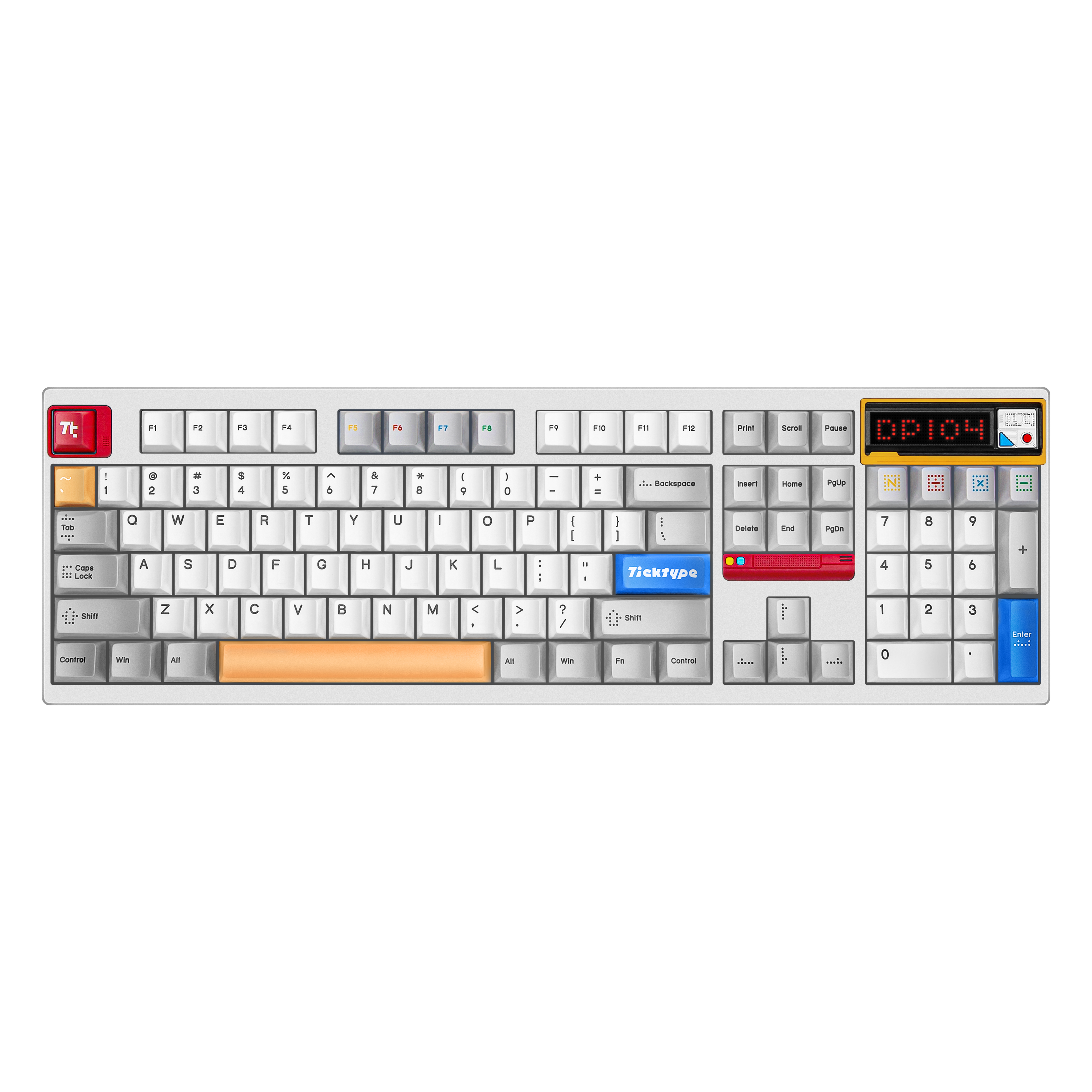 Ticktype DP104 Wireless Tri-mode Mechanical Keyboard