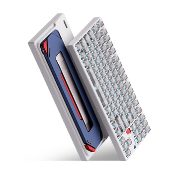 Ticktype Hex80 HE Magnetic Gaming Keyboard, 80% TKL, CNC Aluminum, Hall-Effect Ti Switches, 8 kHz Polling, Rapid Trigger, RGB Backlight (White)