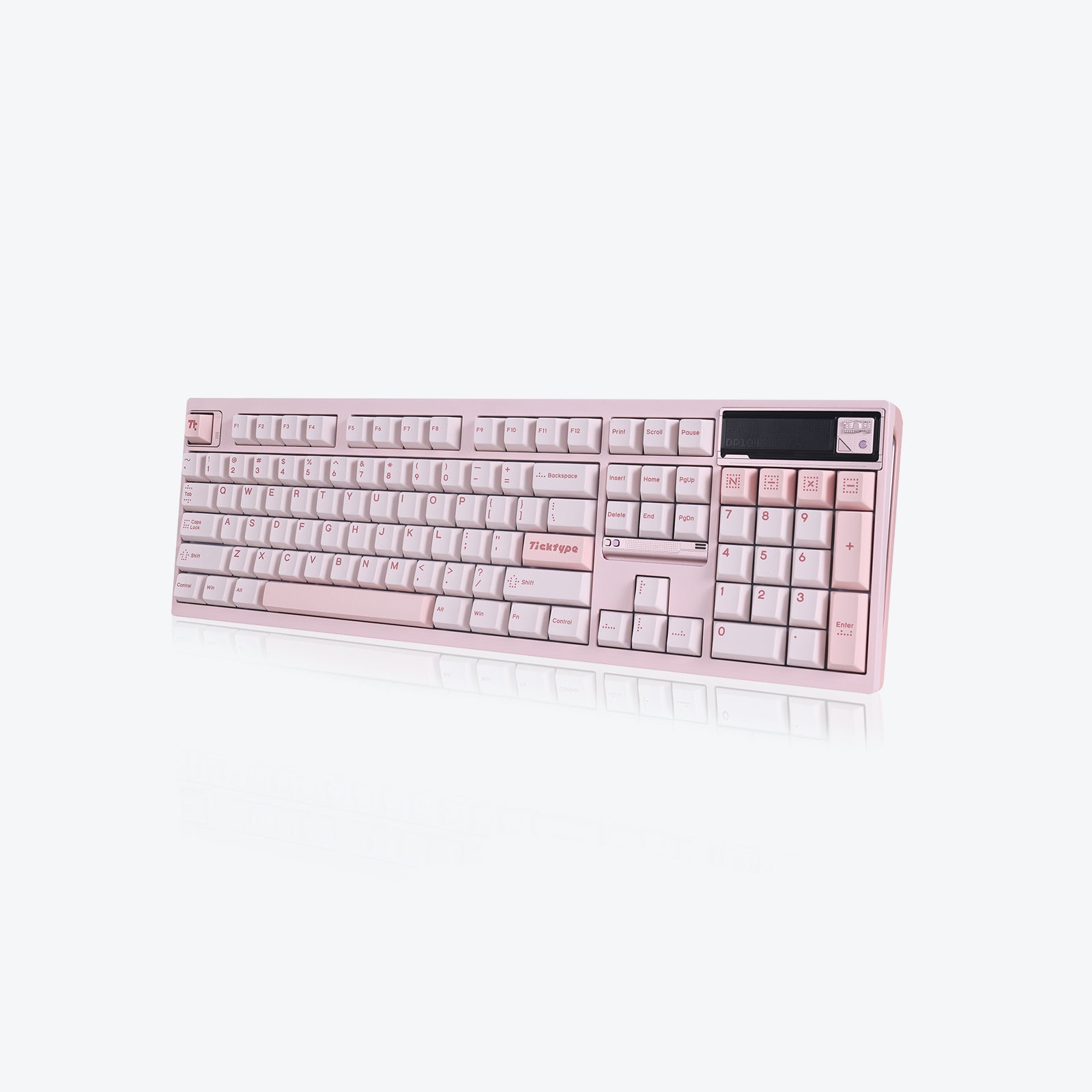 ktvanityME. 【4点セット】10th Bunny10周年 ピンク DP 104 Wireless Tri-mode Switch Mechanical Keyboard --Cat Paws