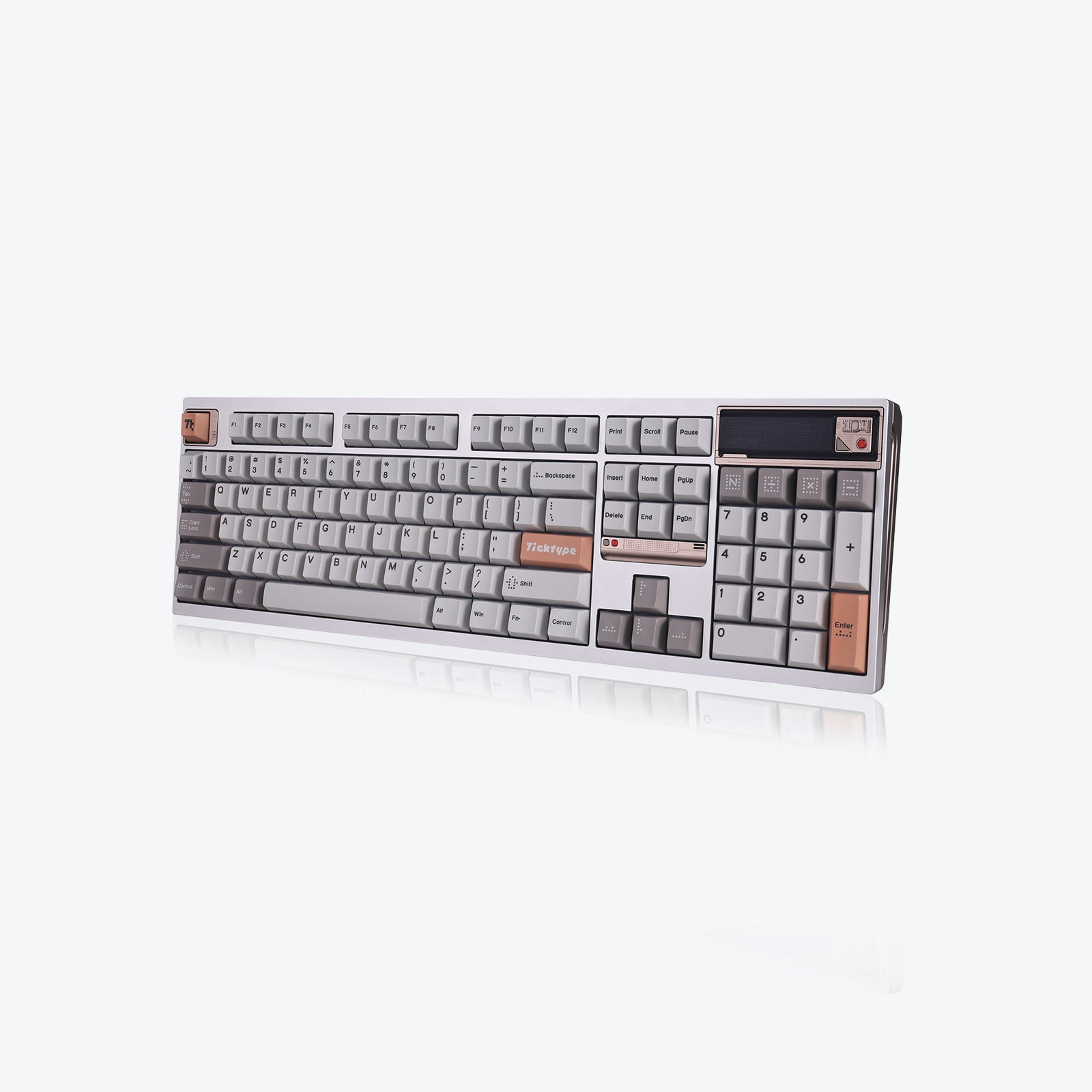DP 104 Wireless Tri-mode Switch Mechanical Keyboard --First Light & Rye Linear Switches