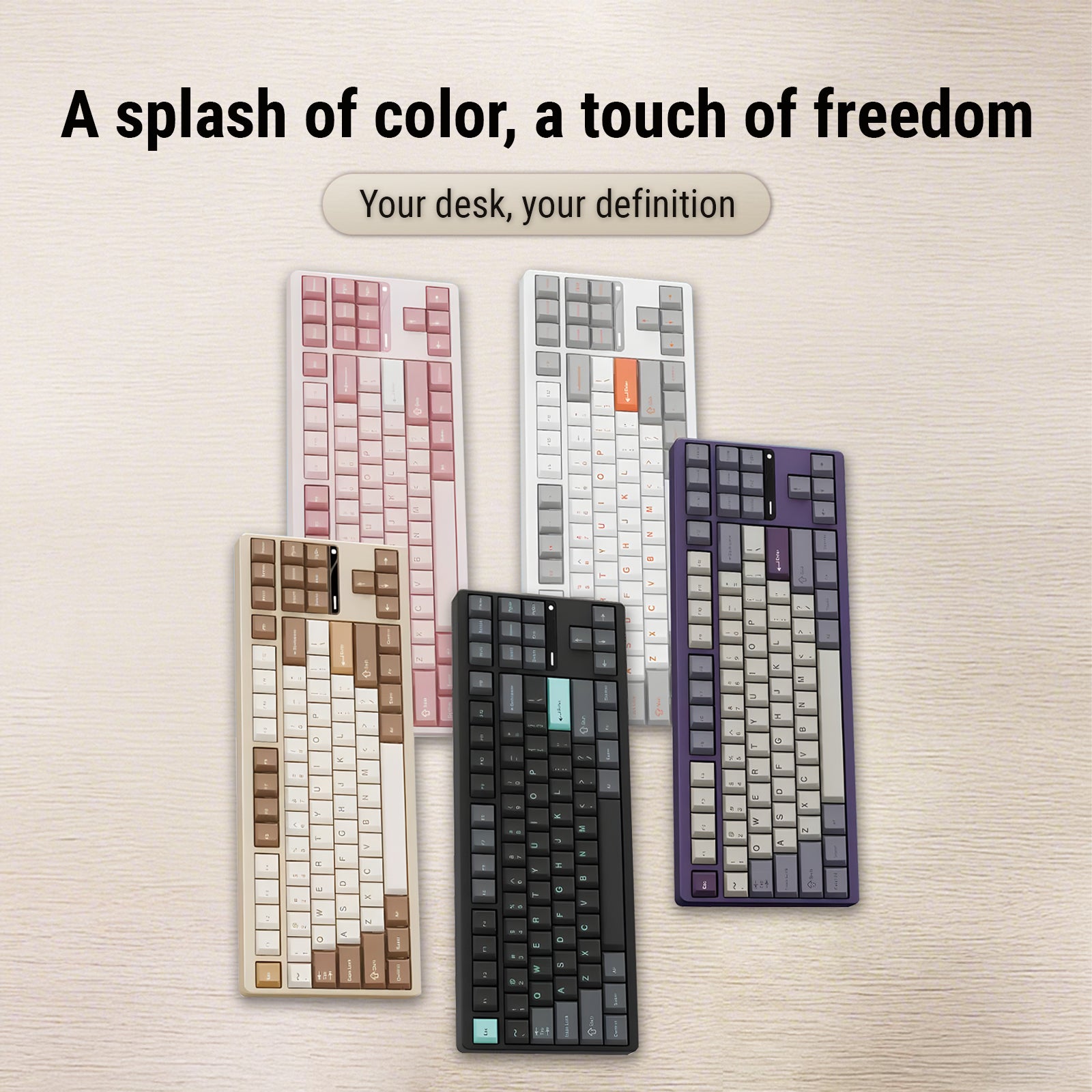 Ticktype Evoworks Evo80 Keyboard-- Anodized Ink