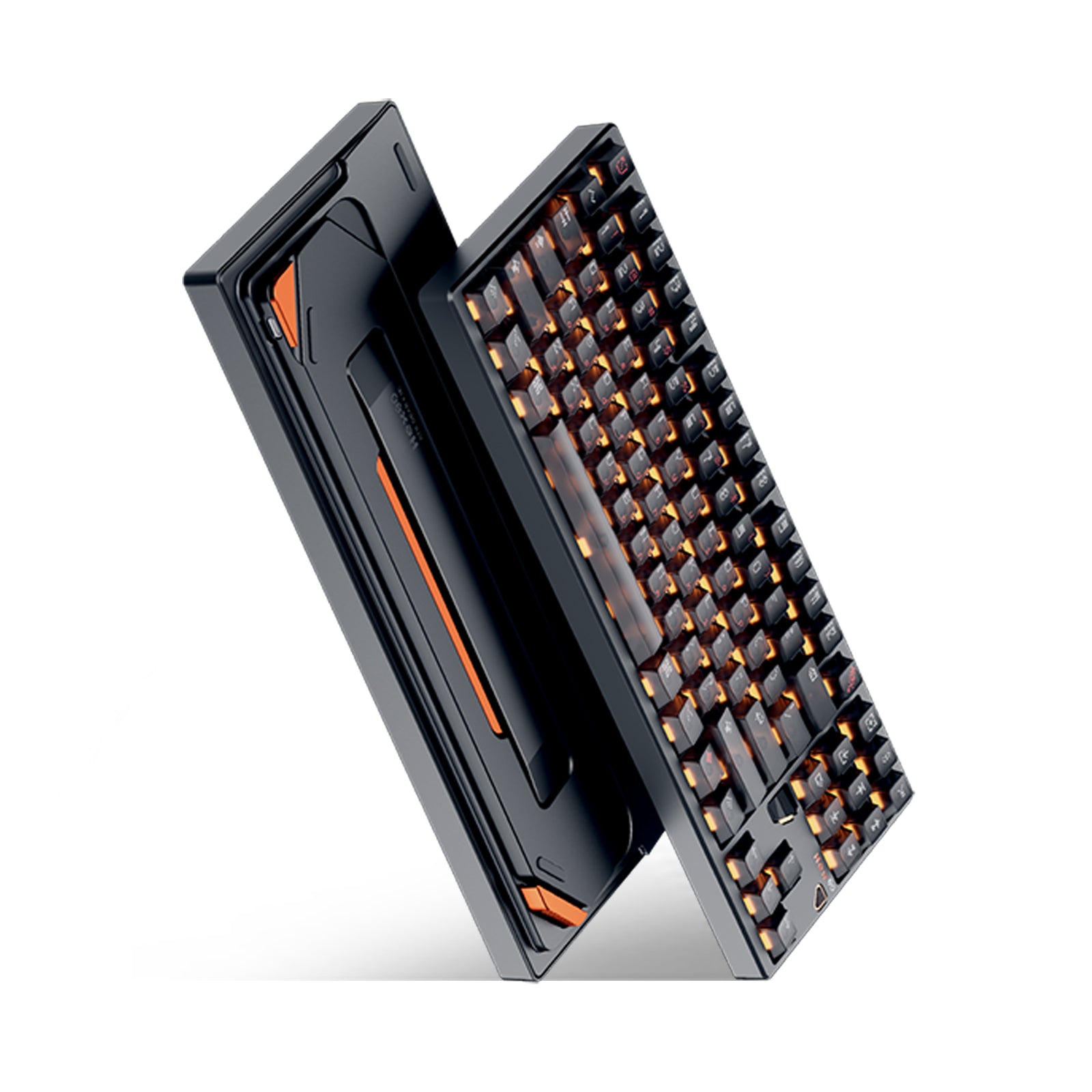 Ticktype Hex80 HE Magnetic Gaming Keyboard, 80% TKL, CNC Aluminum, Hall-Effect Ti Switches, 8 kHz Polling, Rapid Trigger, RGB Backlight (Grey)