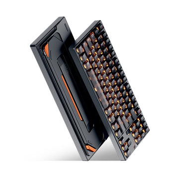 Ticktype Hex80 HE Magnetic Gaming Keyboard, 80% TKL, CNC Aluminum, Hall-Effect Ti Switches, 8 kHz Polling, Rapid Trigger, RGB Backlight (Grey)