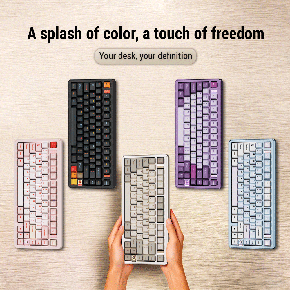 Evoworks Evo75 Wireless Mechanical Keyboard--Anodized Light Sage