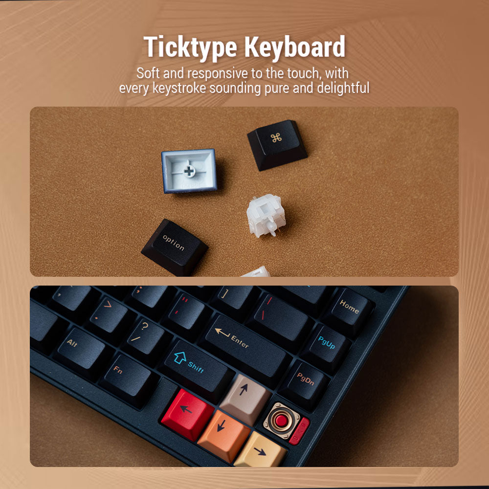 Evoworks Evo75 Wireless Mechanical Keyboard--Spray-coated Nebula