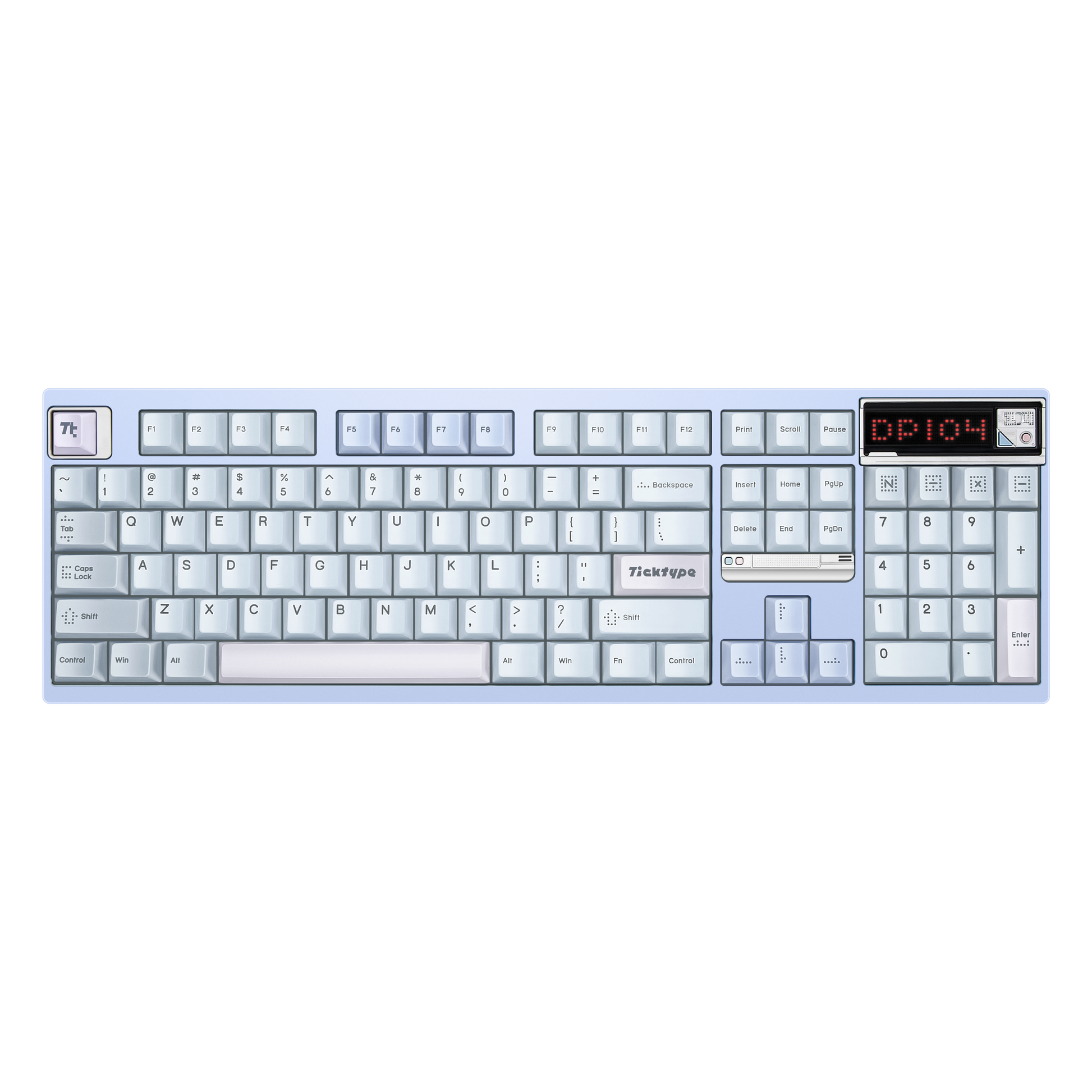 Ticktype DP104 Wireless Tri-mode Mechanical Keyboard