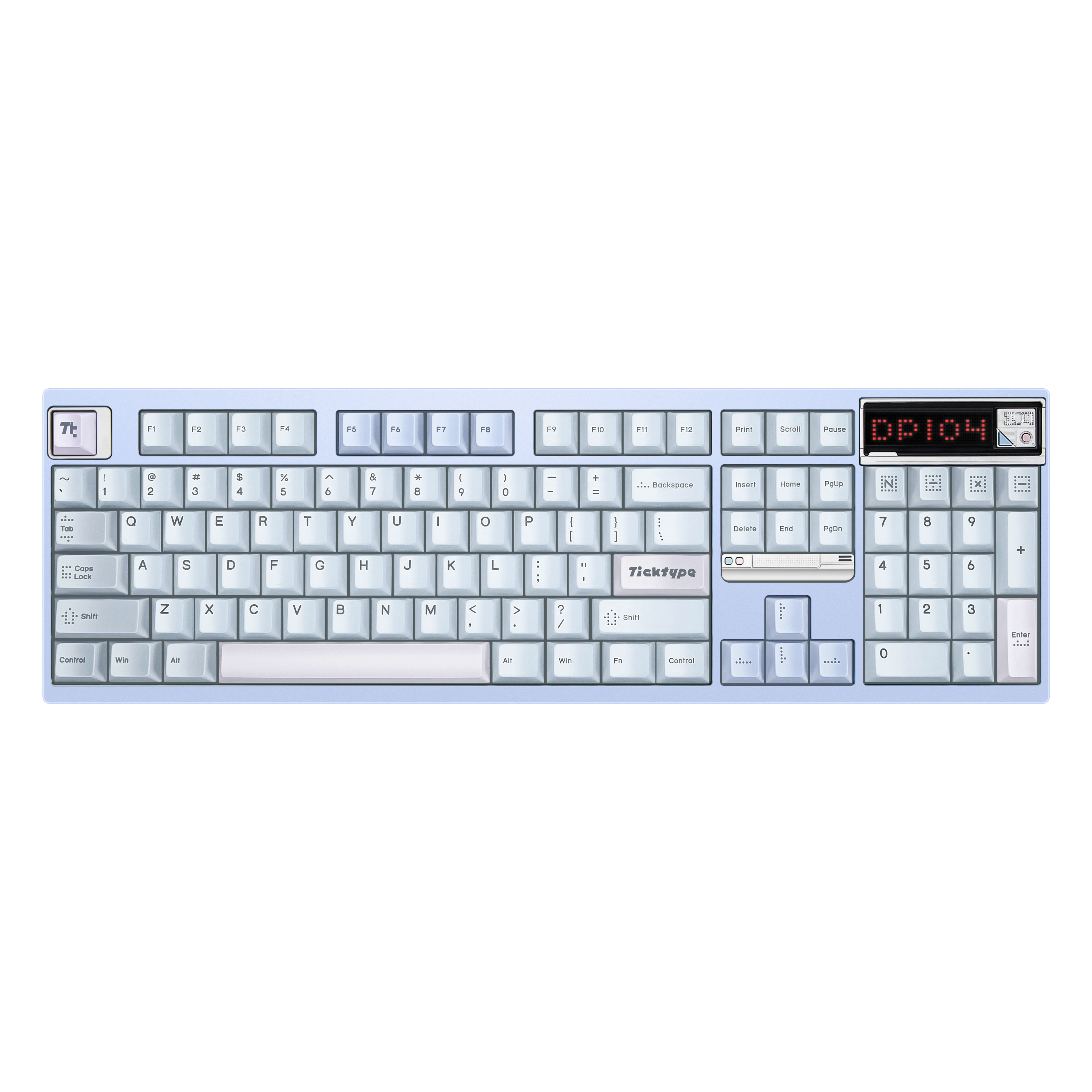 Ticktype DP104 Wireless Tri-mode Mechanical Keyboard