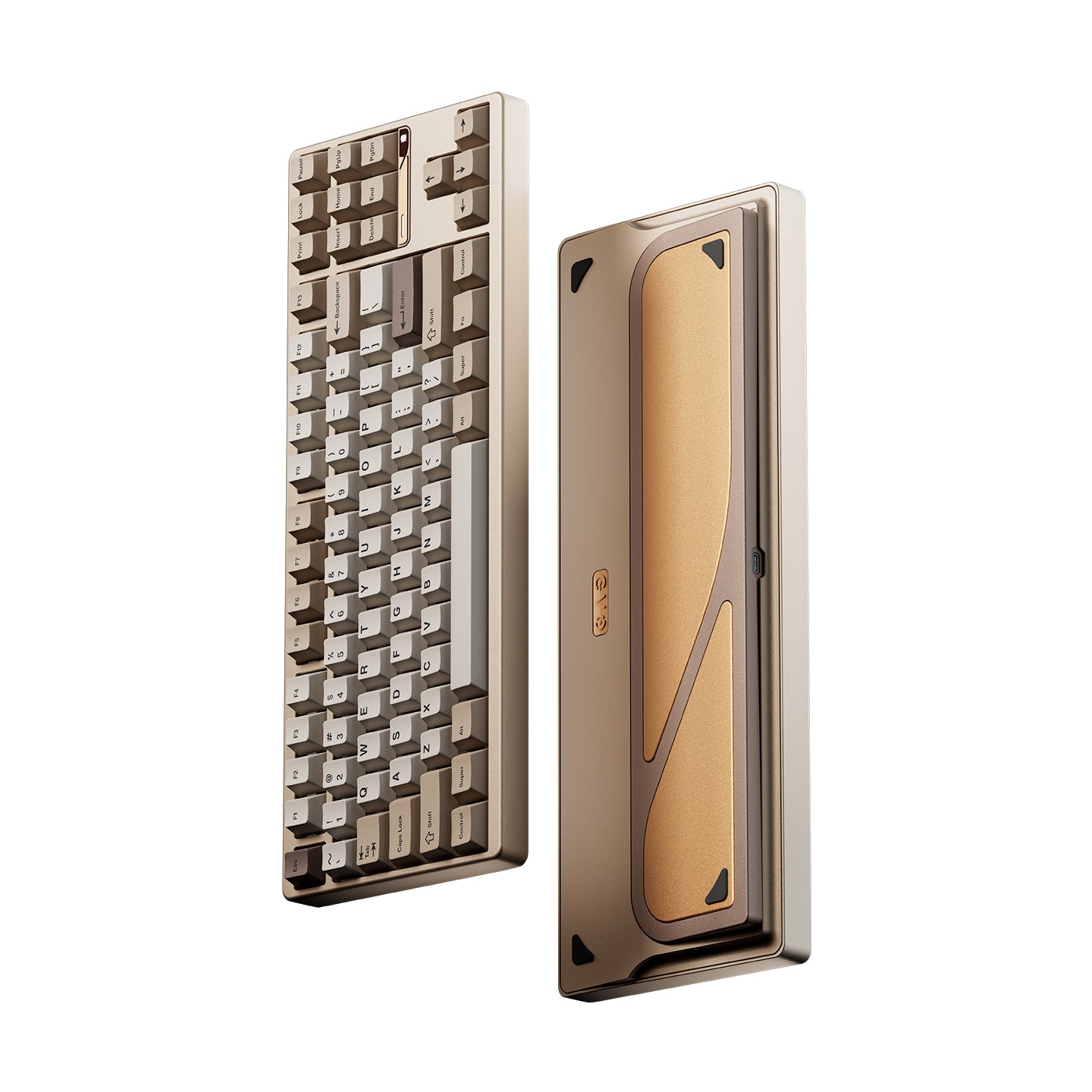 Ticktype Evoworks EVO 80 Keyboard-- Anodized Sand Gold