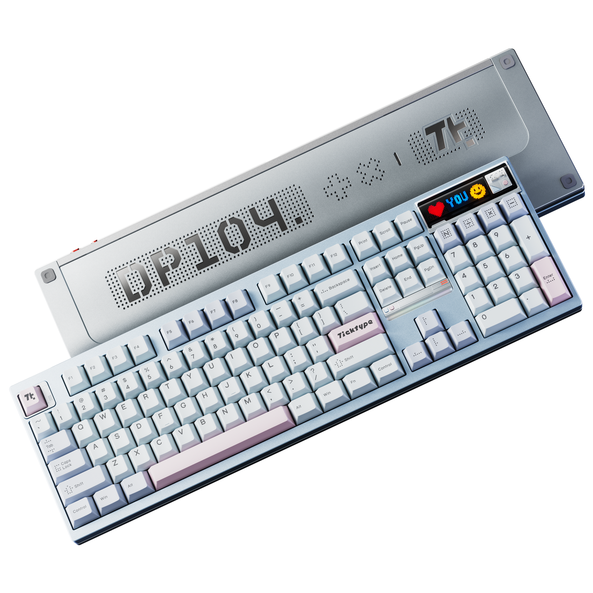 Ticktype DP104 Wireless Tri-mode Mechanical Keyboard