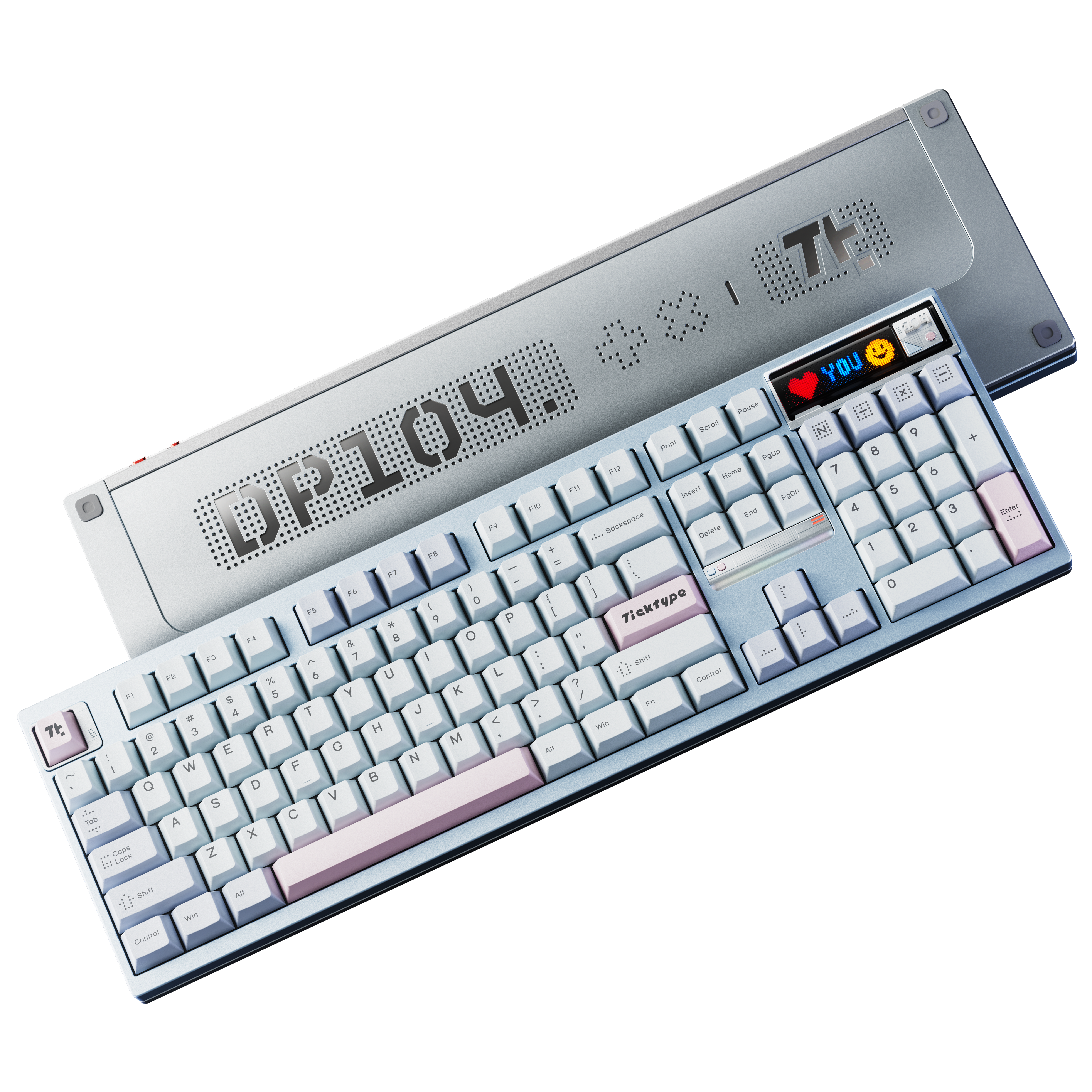 Ticktype DP104 Wireless Tri-mode Mechanical Keyboard