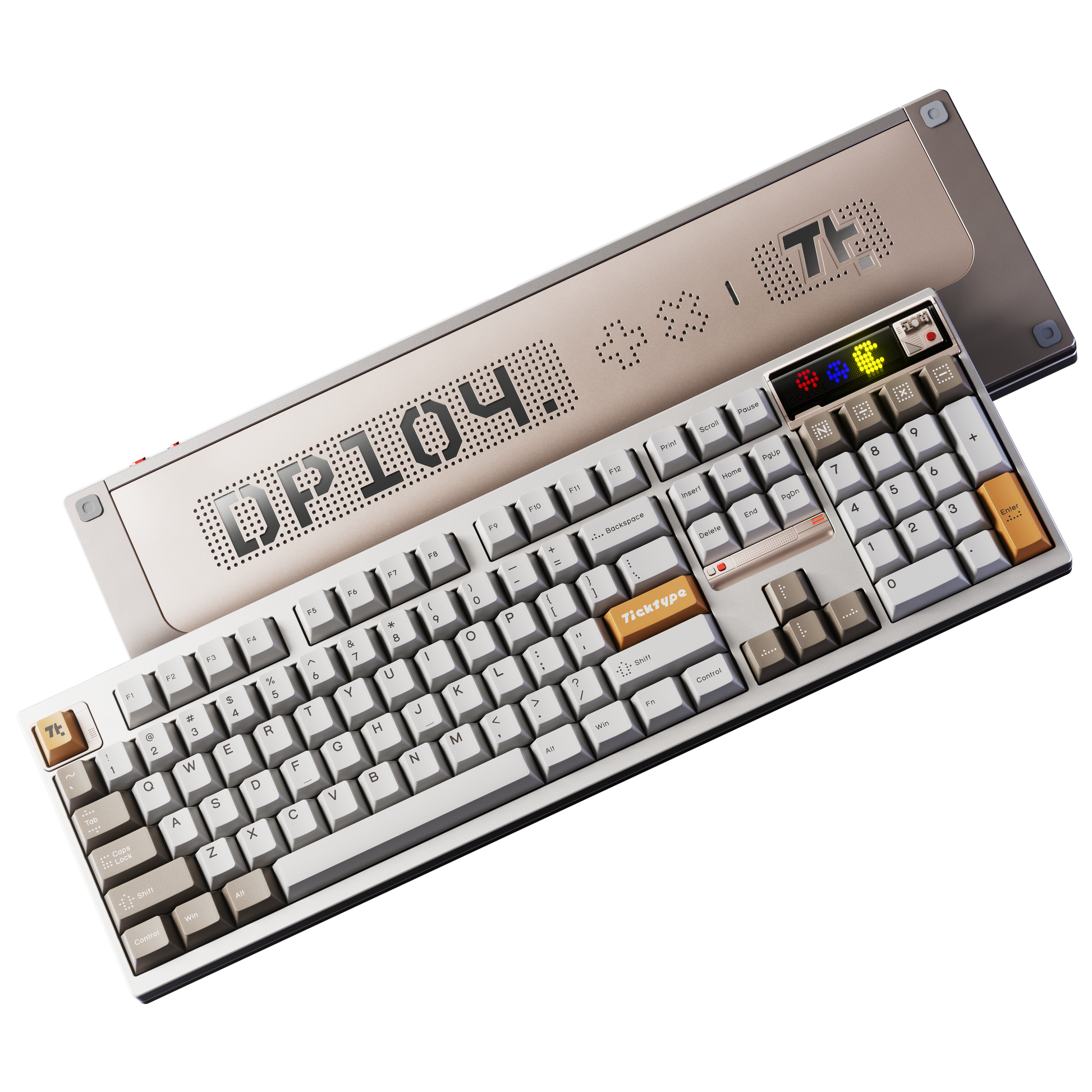 Ticktype DP104 Wireless Tri-mode Mechanical Keyboard