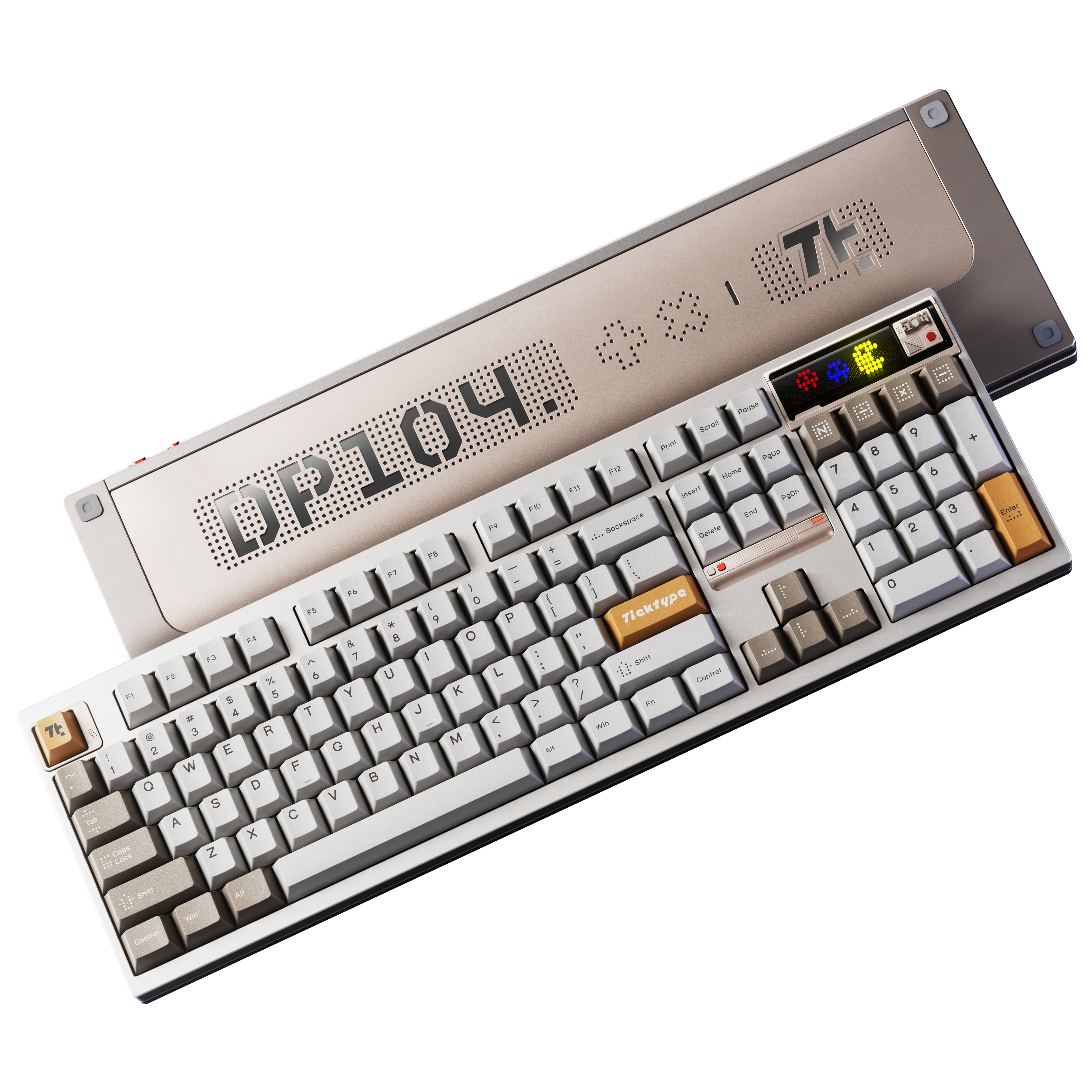 Ticktype DP104 Wireless Tri-mode Mechanical Keyboard