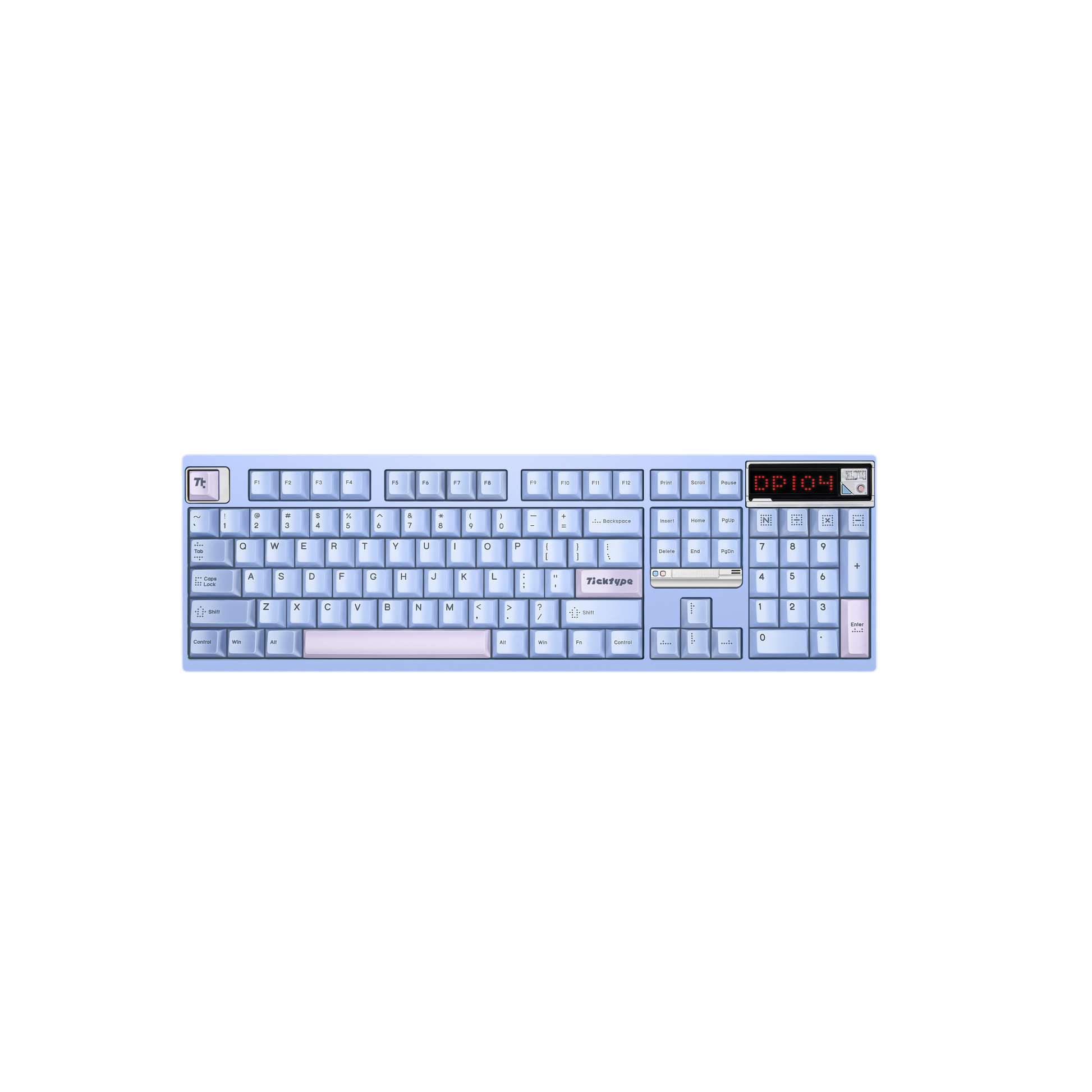 Ticktype DP104 Wireless Tri-mode Mechanical Keyboard