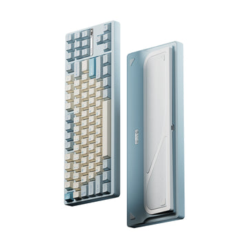 Ticktype Evoworks EVO 80 Keyboard-- Spray-coated  Ice Blue