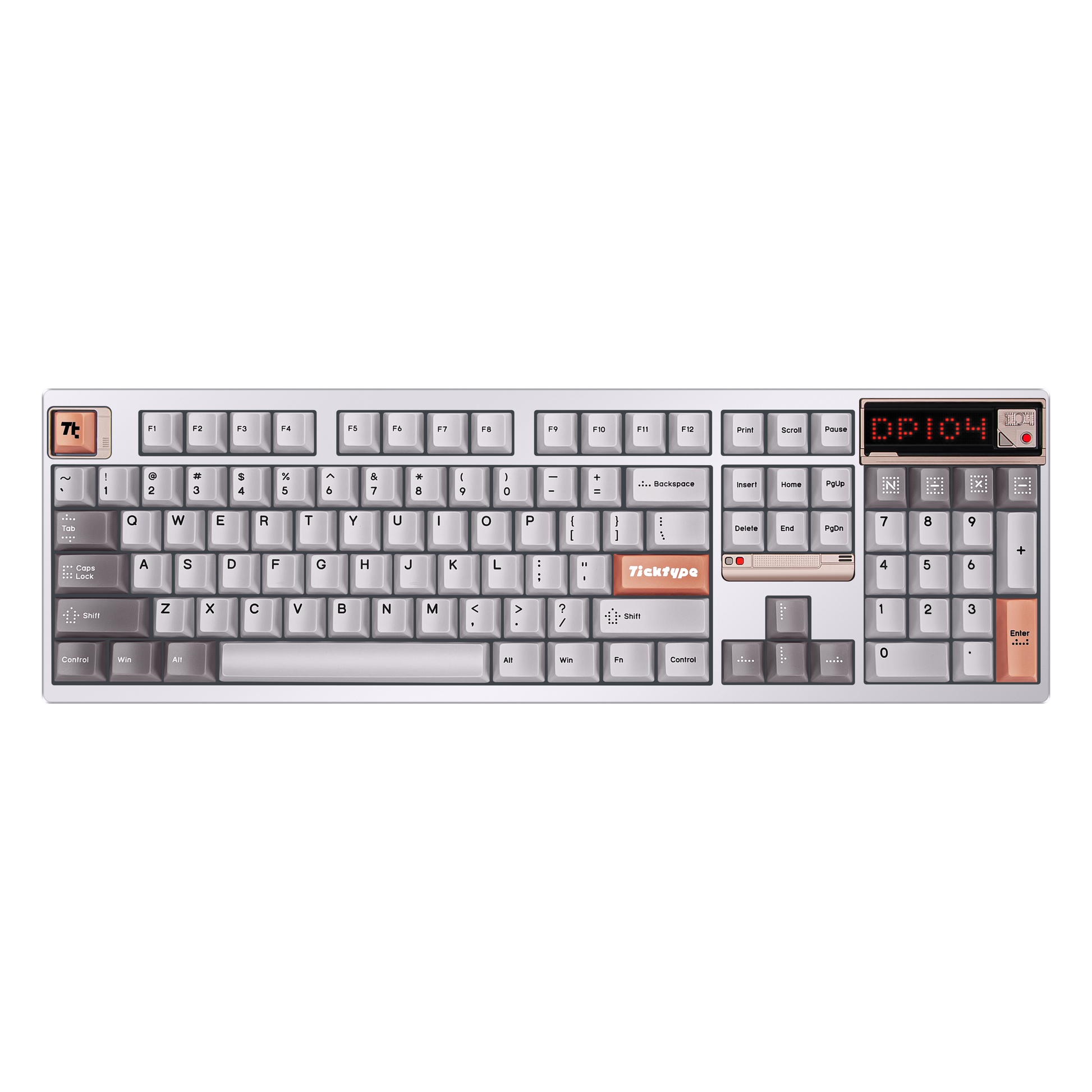 Ticktype DP104 Wireless Tri-mode Mechanical Keyboard
