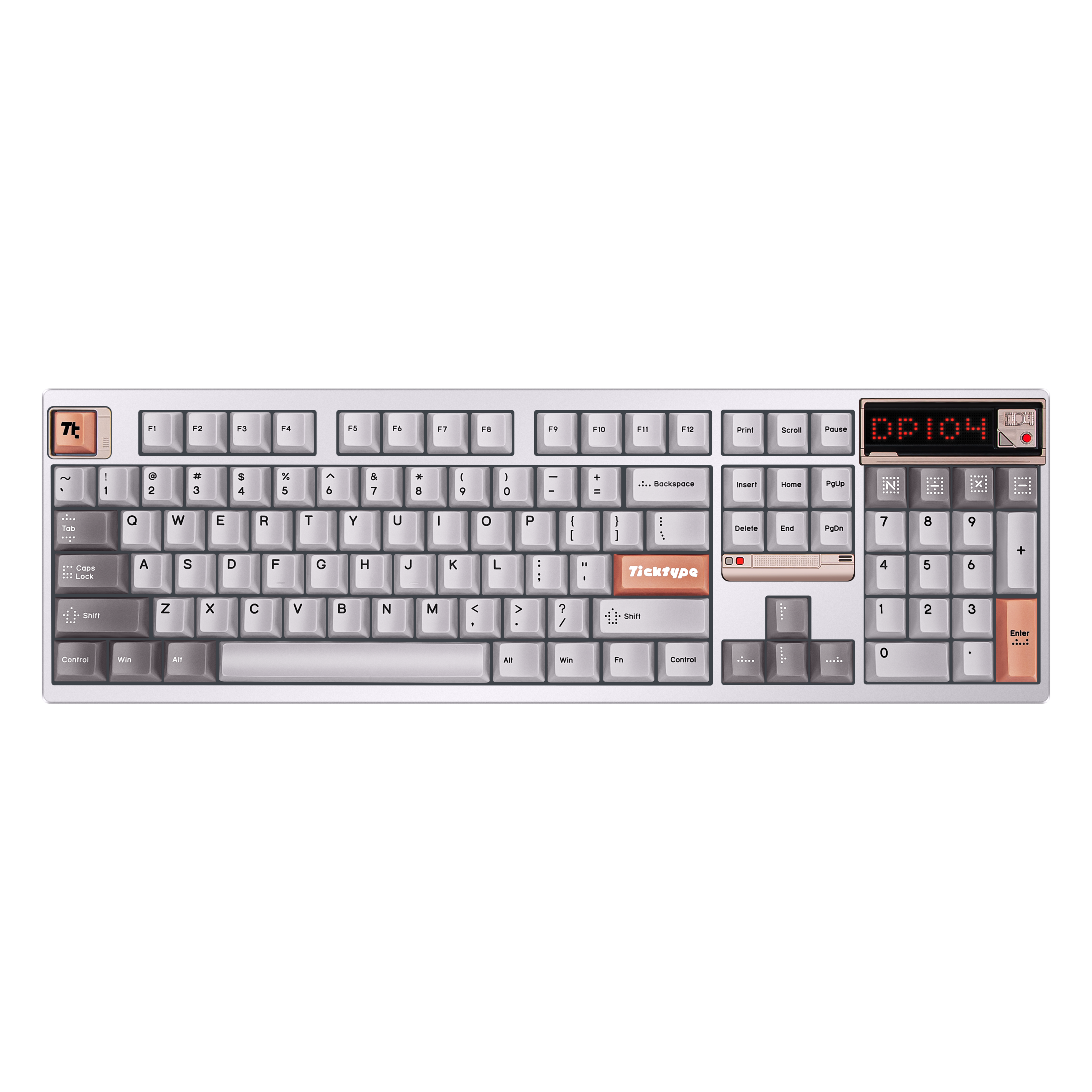 Ticktype DP104 Wireless Tri-mode Mechanical Keyboard