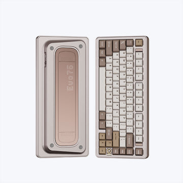 Evoworks Evo75 Wireless Mechanical Keyboard--Anodized Sand Gold