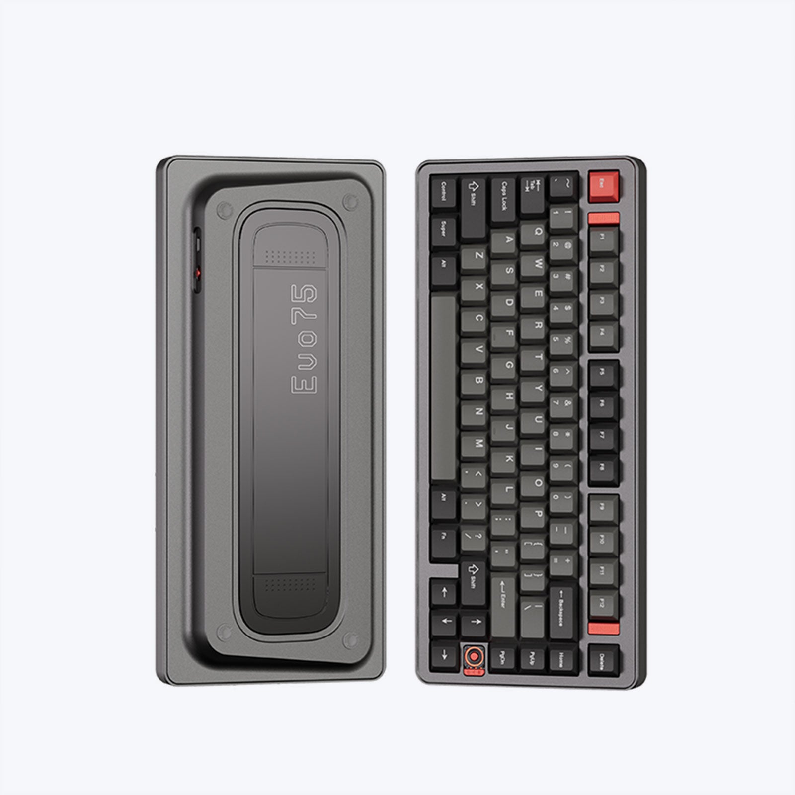 Evoworks Evo75 Wireless Mechanical Keyboard--Anodized Basalt Grey