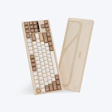 Ticktype Evoworks Evo80 Keyboard-- Spray-coated Cream